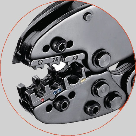 Crimpwerkzeug CTI 6 G von WEIDMÜLLER – für isolierte Verbinder 0,5–6 mm², 250 mm