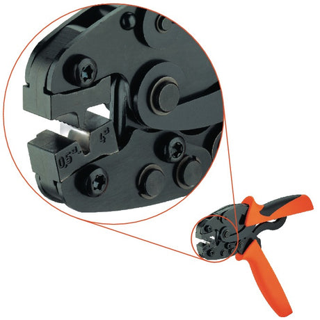 Crimpzange PZ 4 von WEIDMÜLLER – 200 mm, 0,5–4 mm², für Aderendhülsen