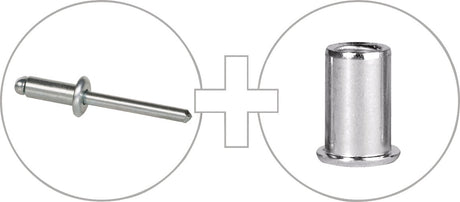 GESIPA Kombisetzgerät Flipper® Plus 217 mm – Blindniet- und Blindnietmuttern-Setzgerät