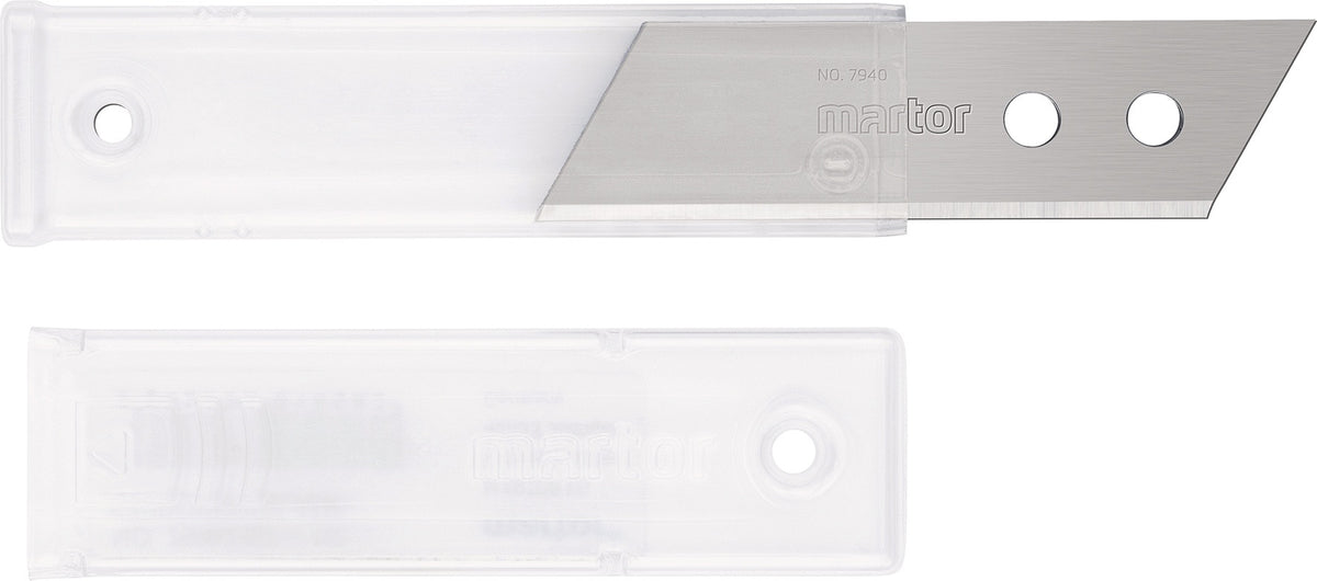 MARTOR Styroporklinge Nr. 7940 – 10 Stück, 71,2 x 17,7 x 0,5 mm, für SECUNORM 380/540 & ARGENTAX TAP-O-MATIC