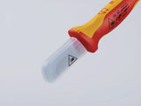 KNIPEX Kabelmesser 190 mm VDE-isoliert bis 1000 V mit Mehrkomponentengriff