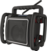 PERFECTPRO TEAMBOX Baustellenradio 11,1 V 230 V – DAB+, Bluetooth, IP65