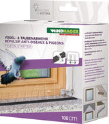 WINDHAGER Vogel- und Taubenabwehr Starter Set – Schutz bis 1 m, 36 Spikes aus Kunststoff