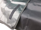 HP AUTOZUBEHÖR Kofferraummatte PES schwarz 105x143 cm mit Ladekantenschutz und 30 cm Seitenhöhe