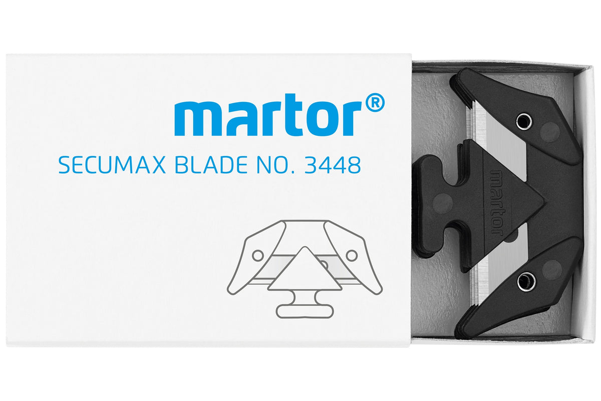 MARTOR SECUMAX 3448 Ersatzklingen für Klingenbreite 23,7 mm, 10 Stück/Dose