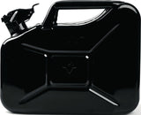 VALPRO Kraftstoffkanister 20 l Schwarz RAL 9005 – Stahlblech 0,9 mm, Bajonettverschluss, DIN 7274