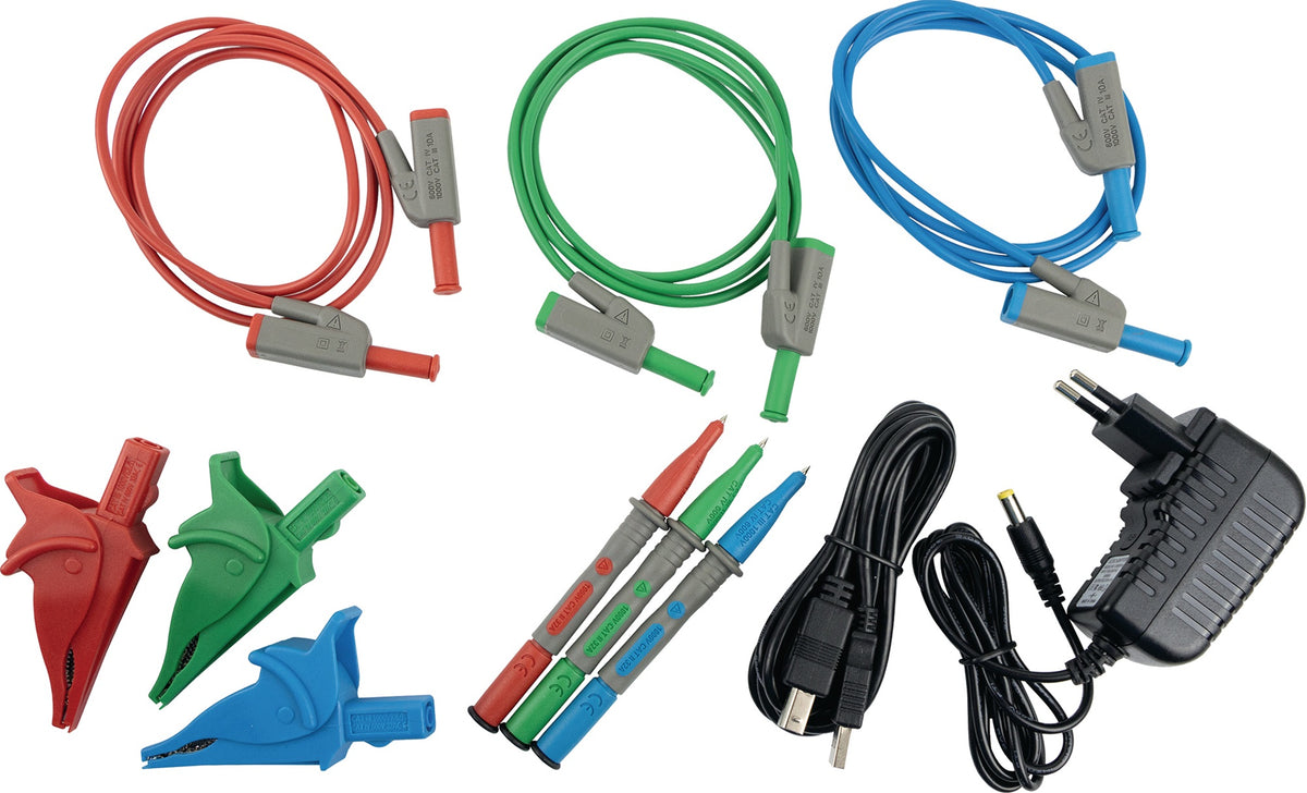 Installationsprüfgerät TV 456 von TESTBOY – Prüfung elektrischer Anlagen inkl. Ladesäulenadapter