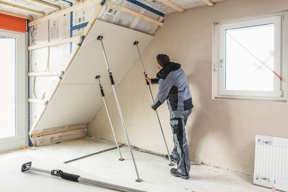 BESSEY Montagestütze ST bis 60 kg, 750-1250 mm, teleskopierbar, rutschsichere PVC-Auflagen