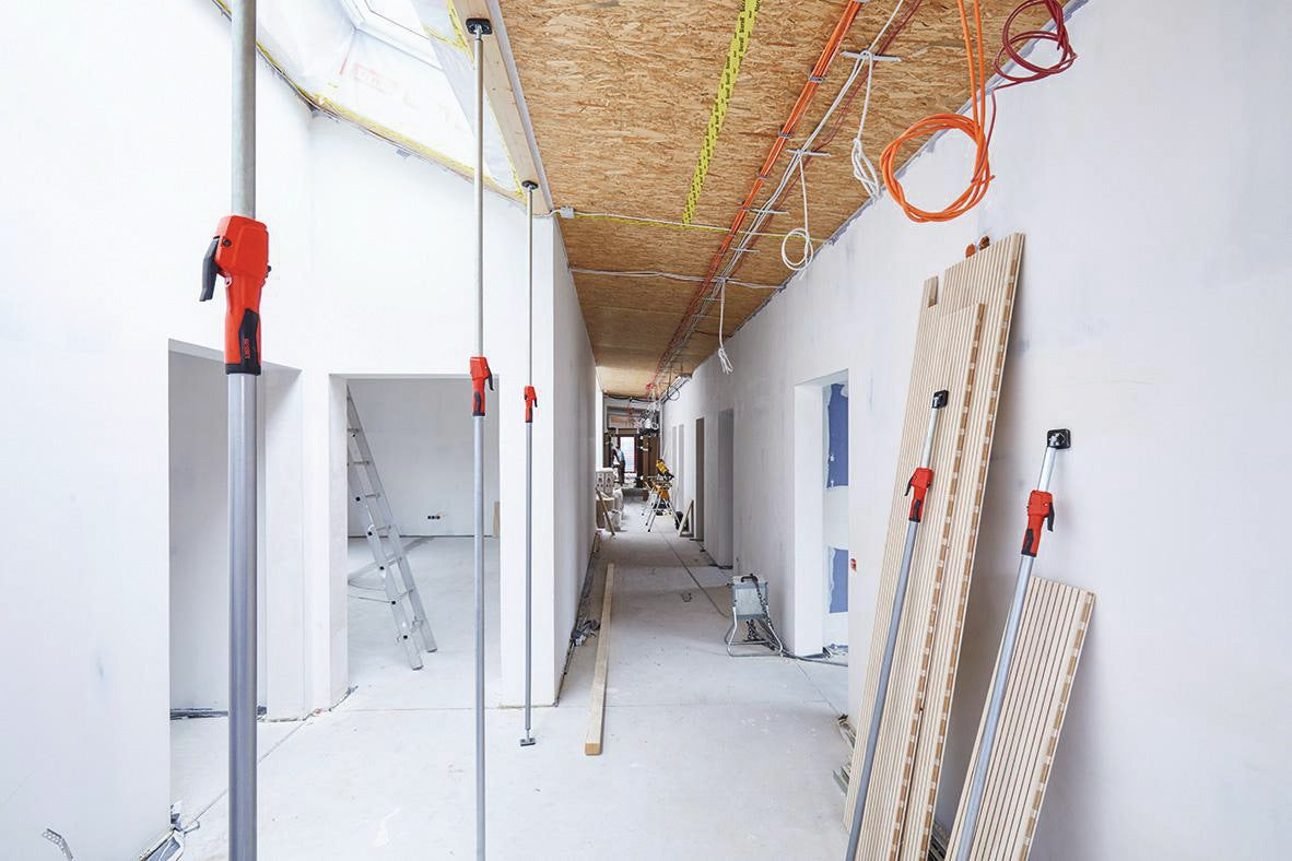 BESSEY Montagestütze STE250 – Teleskopstütze bis 160 kg, 1450–2500 mm, Einhandbedienung