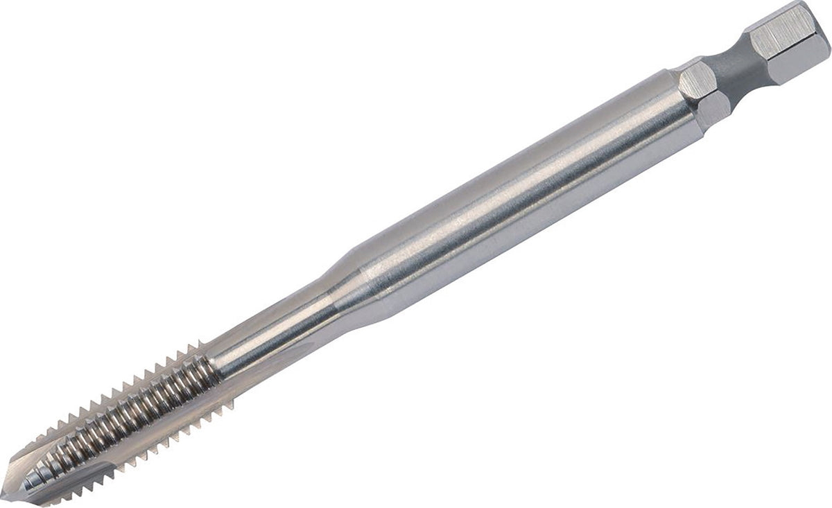 VÖLKEL Maschinengewindebohrer-Bit-Satz HSS-Co M3-M12 DIN 371/376 Form B im 7-teiligen Set