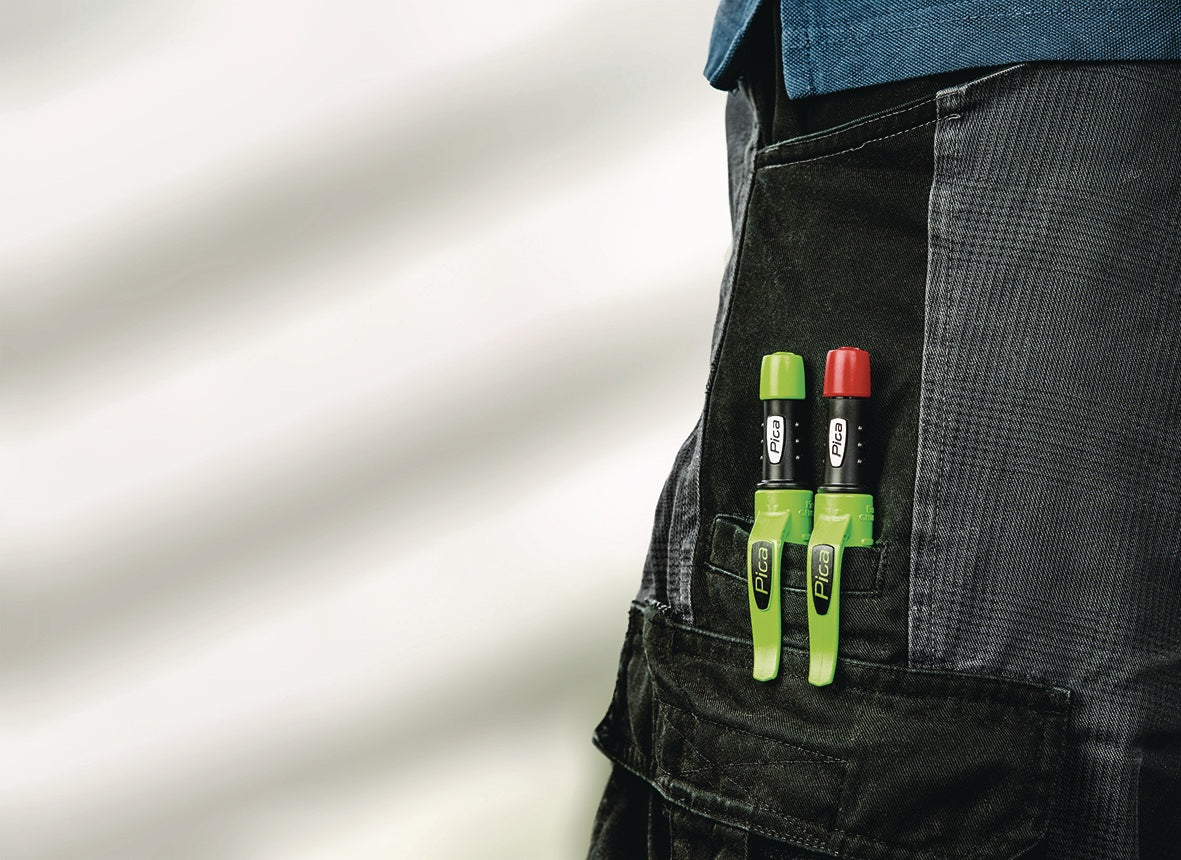 PICA Kappen für Pica Dry sortiert – 5 farbige Kappen zur Markierung