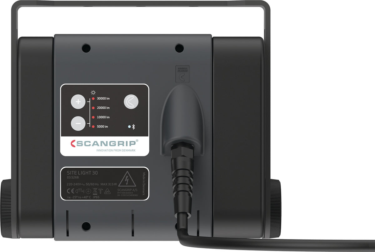 SCANGRIP SITE LIGHT 40 LED-Strahler 315 W, 10000-40000 lm, IP65, Bluetooth, 10 m Kabel