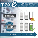 ANSMANN Akkuzelle maxE 1,2 V 800 mAh R03-AAA-Micro HR03 – 4er Blister, vorgeladen & sofort einsatzbereit