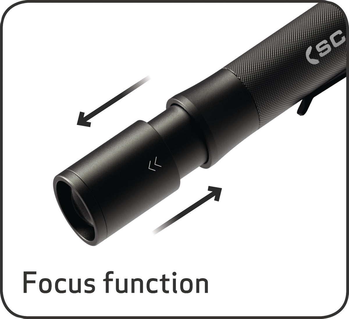 SCANGRIP FLASH Pencil LED-Taschenlampe 75 lm, 40 m Leuchtweite, IP54, 2x AAAA