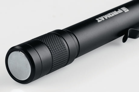 PROMAT LED-Stiftleuchte Li-ion 90 m blau/schwarz – wiederaufladbar, 2 CREE LEDs, Magnet