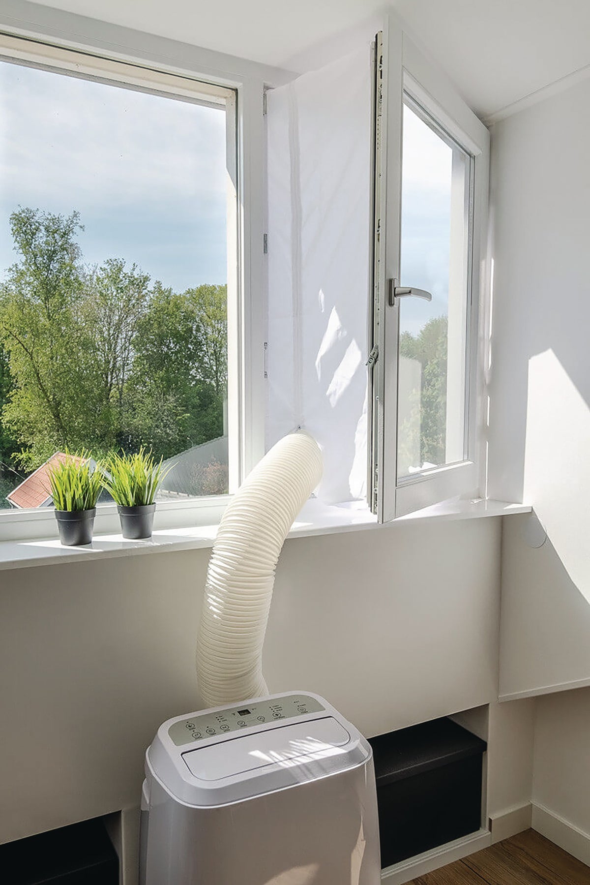 EUROM Fensterabdichtung 400 cm für mobile Klimaanlagen mit Klettverschluss