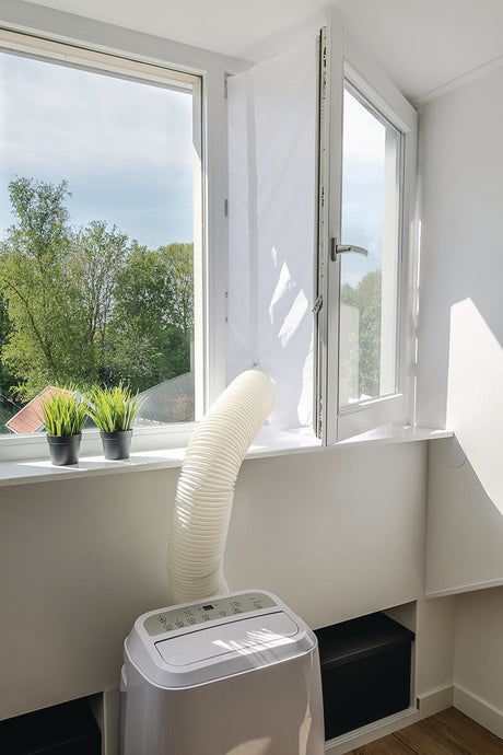 EUROM Fensterabdichtung 400 cm für mobile Klimaanlagen mit Klettverschluss