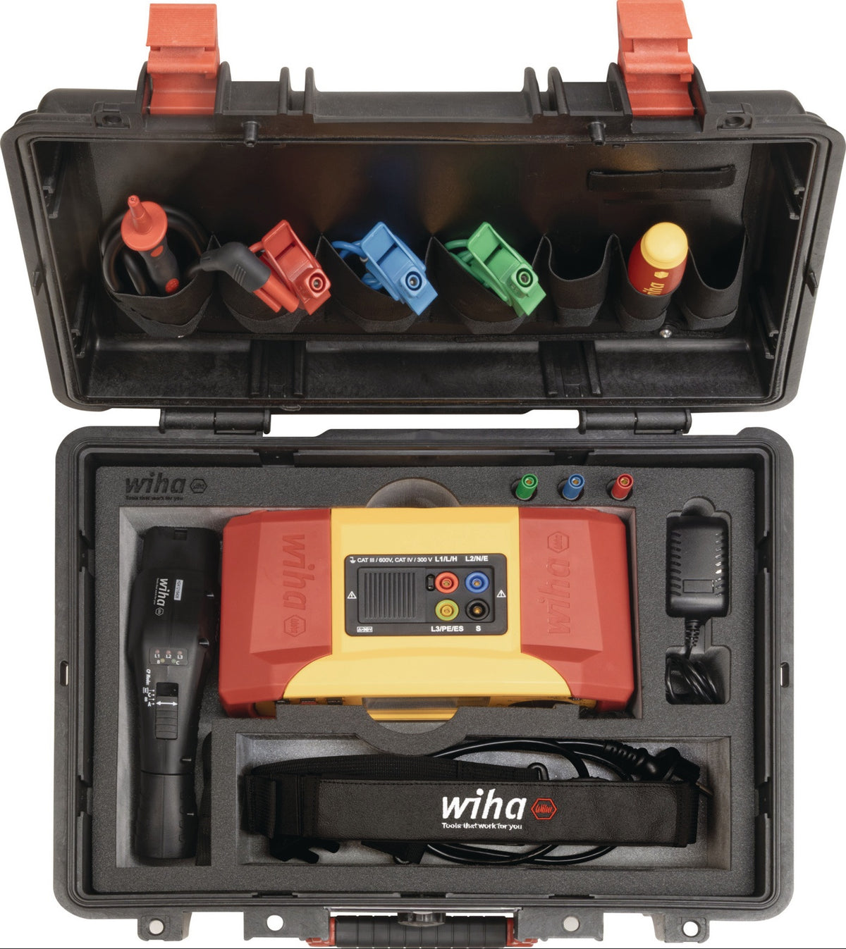 Wiha Installationstester-Set MFT one L-Case EU für Prüfungen nach DIN VDE 0100-600 und DIN VDE 0105-100