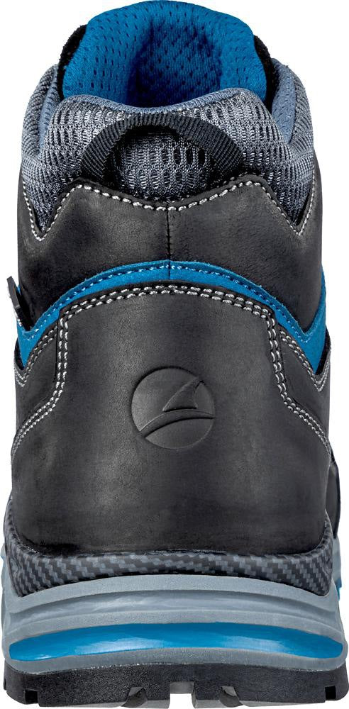 ALBATROS Sicherheitsstiefel TOFANE BLACK QL CTX MID S7S ESD – Gefettetes Vollrindleder, Weite 11