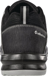 ALBATROS Sicherheitsschuh RIDER BLACK LOW S1P ESD SRC – Carbon-Mikrofaser, Fiberglaskappe, metallfrei