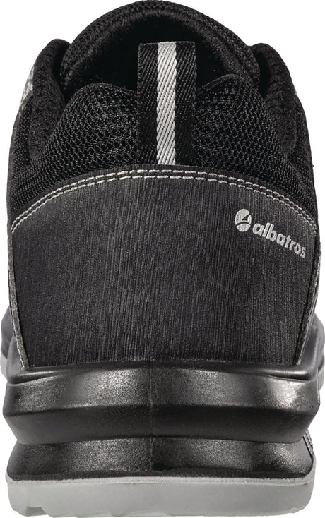 ALBATROS Sicherheitsschuh RIDER BLACK LOW S1P ESD SRC – Carbon-Mikrofaser, Fiberglaskappe, metallfrei