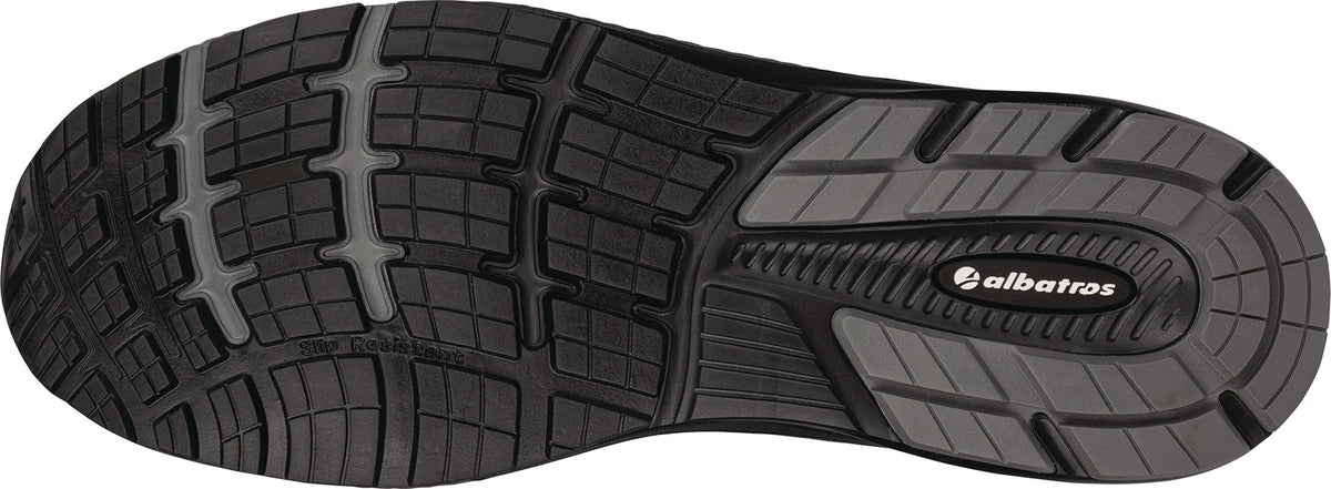 ALBATROS Sicherheitsschuh Vigor 2 Impulse Black Low S3S ESD – Mikrofaser, Fiberglaskappe