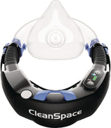 CLEANSPACE Halbmaske CS3003 WORK EN 12942 inkl. Textil-Kopfband klein – Silikon-Halbmask