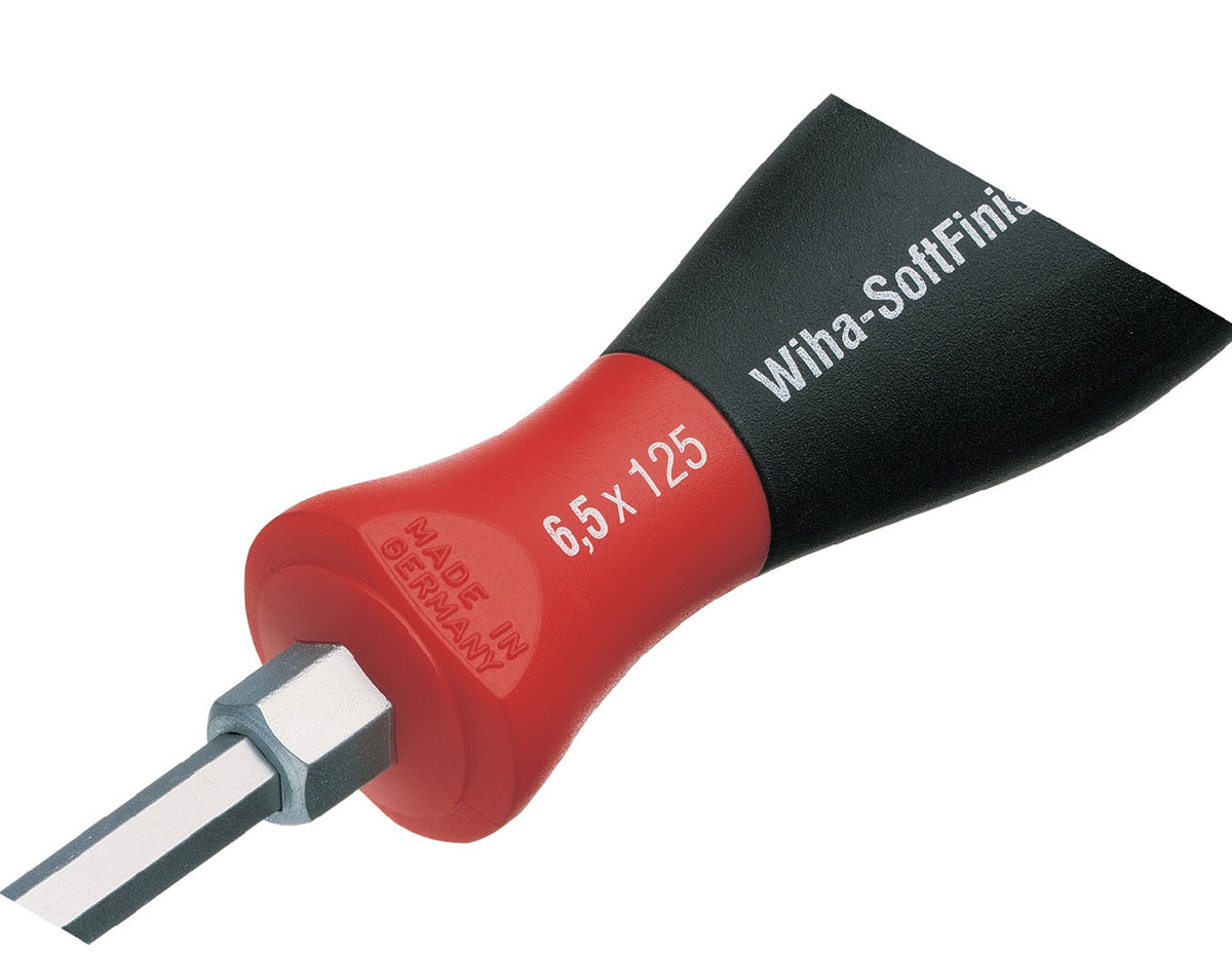 Wiha Schraubendreher 314 PZD 1 mit SoftFinish Mehrkomponentengriff und 80 mm Klinge
