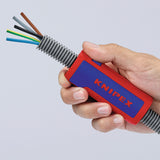 KNIPEX Abmantelungswerkzeug TwistCut 100 mm für Wellrohre und Litzen 0,2–4 mm²