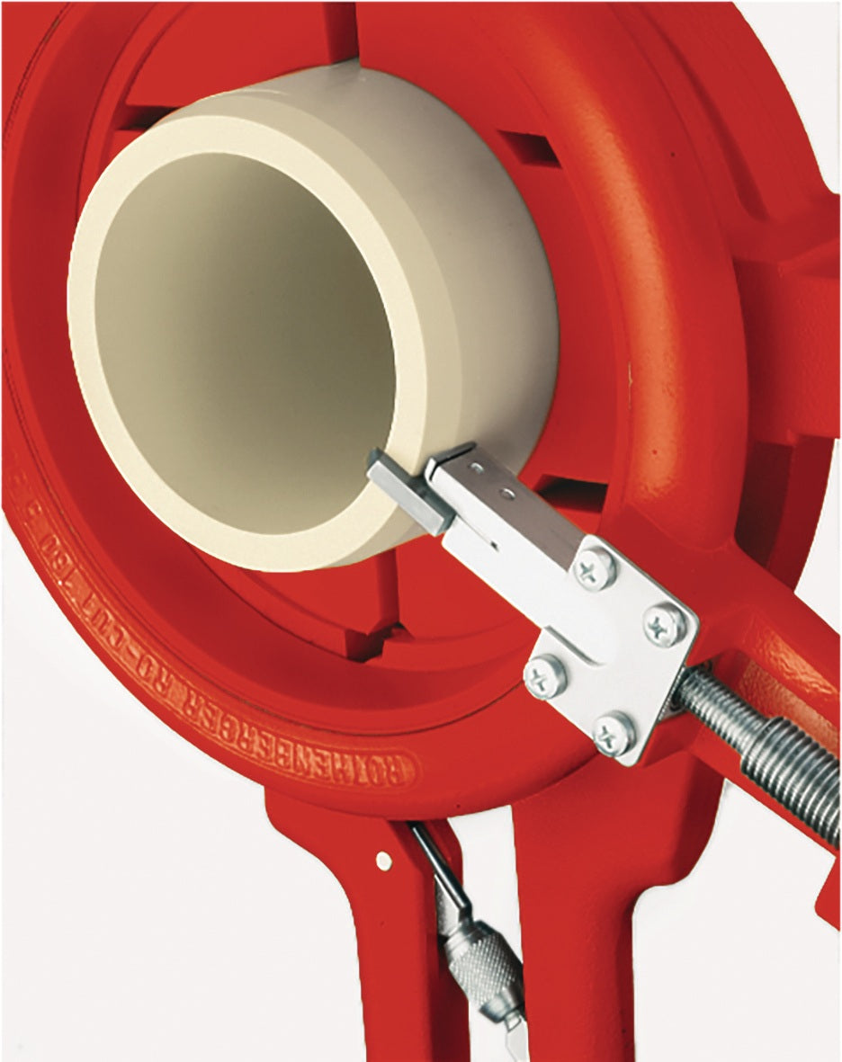 ROTHENBERGER ROCUT® 160 Set – Abstech- und Anfas-Systemwerkzeug für Kunststoffrohre Ø 110–160 mm