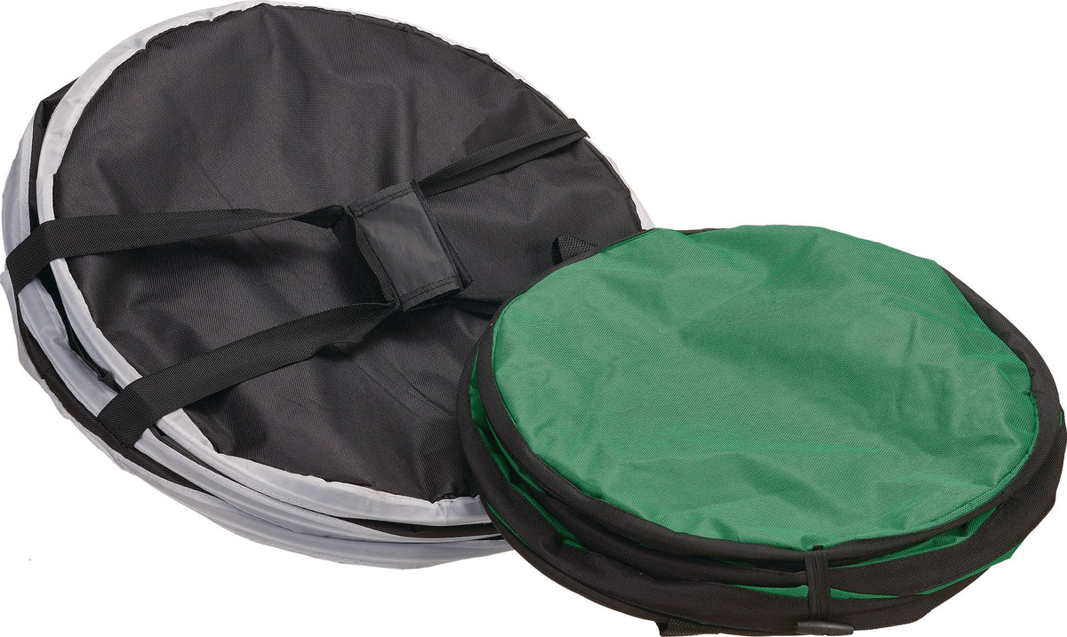 TECTOR Gartenbag Pop up 38 l – Selbststehender Gartenabfallsack mit Tragegriffen, H 40 cm, Ø 35 cm