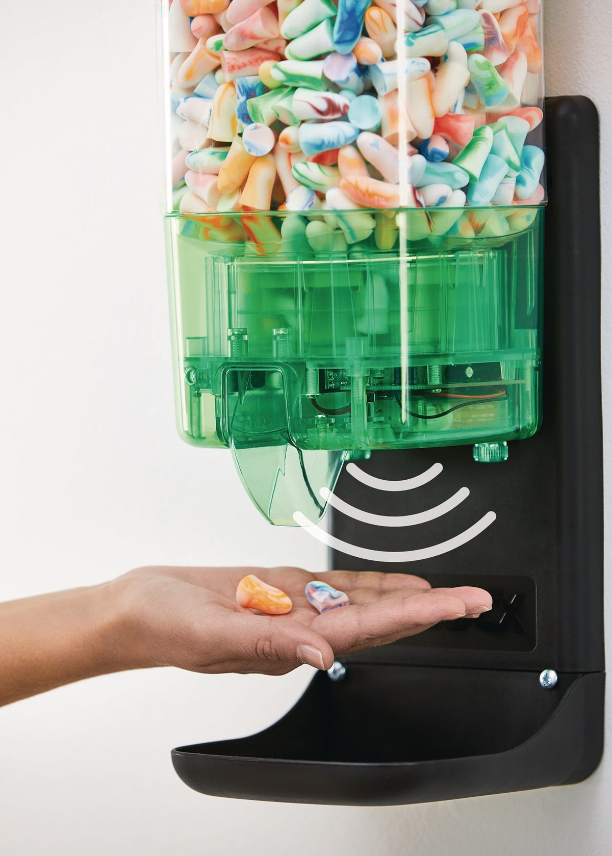 MOLDEX PlugStation TouchFree Gehörschutzspender mit 500 Paar Spark Plugs