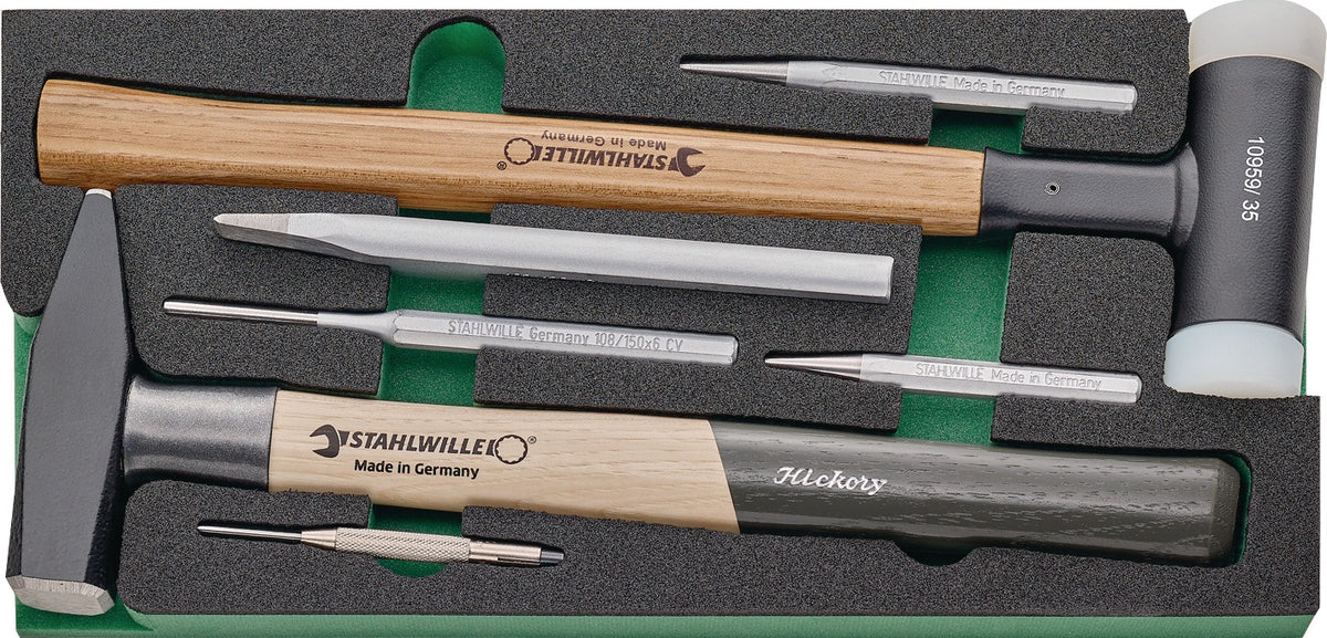 STAHLWILLE Werkstattwagen TTS 93/6 A – 6 Schubladen, 500 kg Tragkraft, Stahlblech anthrazit