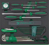 STAHLWILLE Werkstattwagen TTS 93/6 A – 6 Schubladen, 500 kg Tragkraft, Stahlblech anthrazit