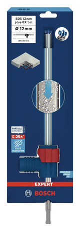 BOSCH Hammerbohrer-Set EXPERT SDS Clean plus-8X, 12 mm, 350 mm, Staubabsaugung