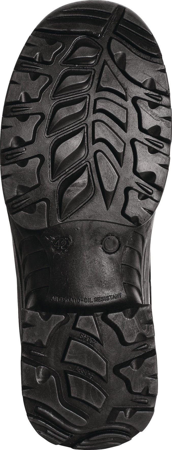 Sicherheitsstiefel MERSEY von WICA – S7 SC FO SR, schwarzes Leder, Gr. 40, Weite 11,5