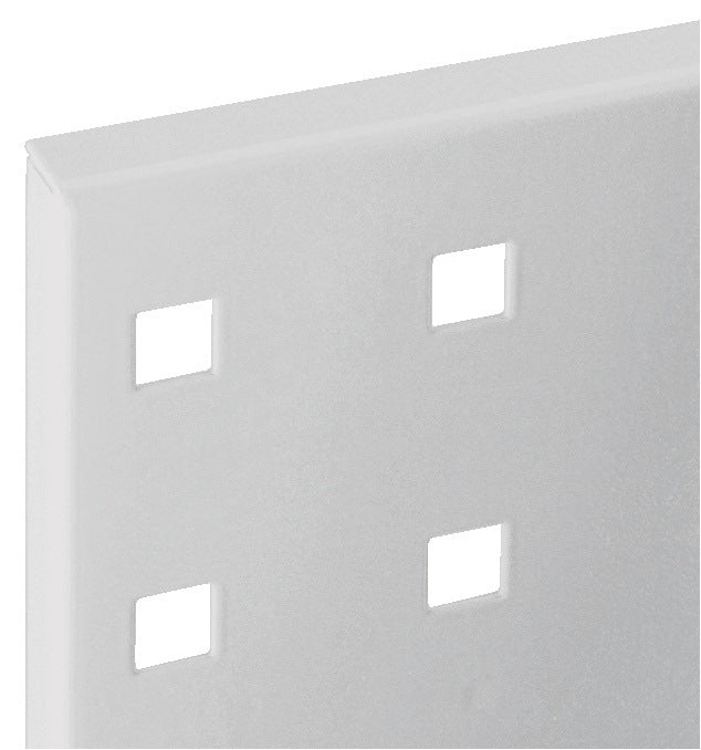 RASTERPLAN Lochplatte 450x500 mm himmelblau RAL 5015 – Stahlblech, 38 mm Lochabstand