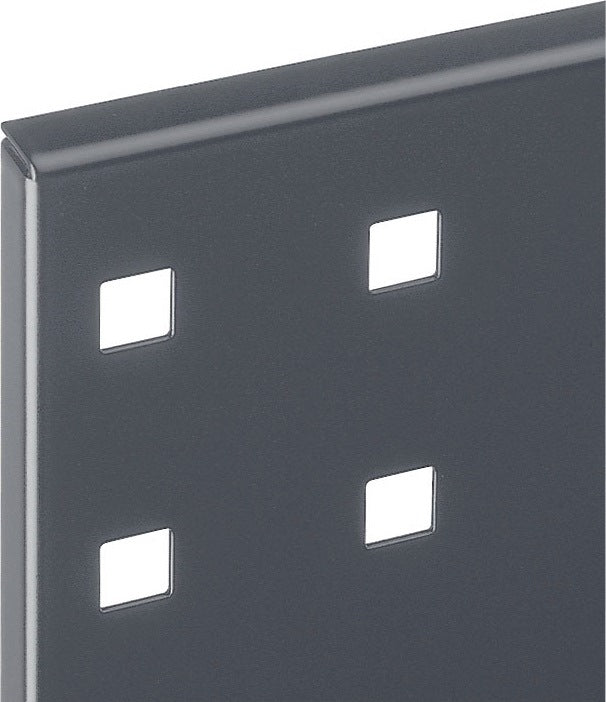 RASTERPLAN Lochplatte 450x500 mm himmelblau RAL 5015 – Stahlblech, 38 mm Lochabstand
