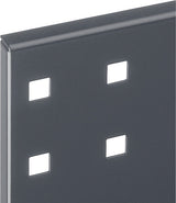 RASTERPLAN Lochplatte 450x500 mm himmelblau RAL 5015 – Stahlblech, 38 mm Lochabstand