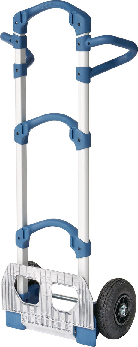 FETRA Transportkarre Wuppi mit klappbarer Alu-Schaufel, 200 kg Tragfähigkeit, Alu-Rohr