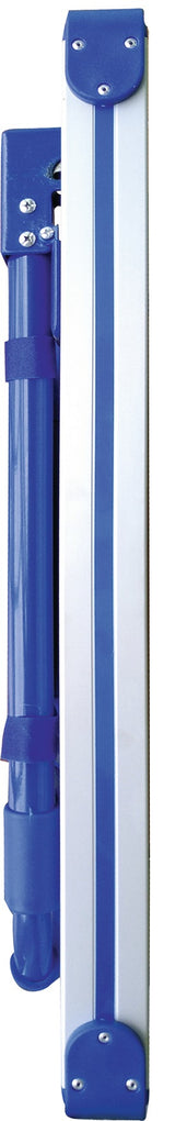 Plattformwagen mit klappbaren Rädern und Bügel, Aluminium-Ladefläche 630 x 400 mm, 150 kg Tragfähigkeit