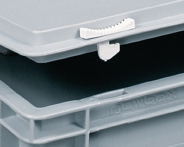 LOCKWEILER Kunststoffkoffer 10 l PP grau 400x300x133 mm mit Schiebeverschluss