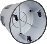 WEDO Rollhocker PP & TPE lichtgrau – fahrbar, 150 kg Belastung, 420/428 mm