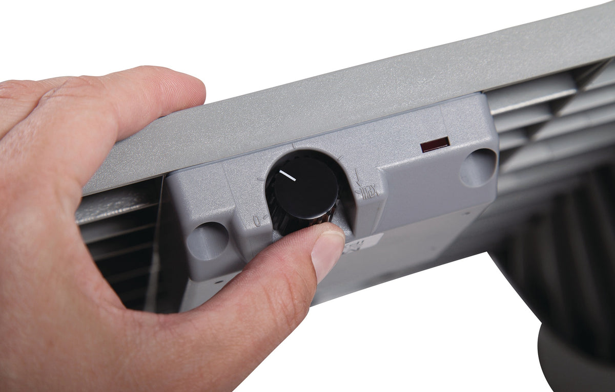 MAUL Fußstütze grau – stufenlos höhenverstellbar, 475 x 390 mm, für ergonomisches Sitzen