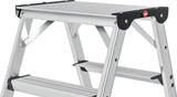 HAILO Stufenstehleiter DTL100 2x4-2x6 Stufen Aluminium teleskopierbar