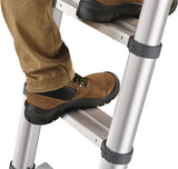 HAILO Teleskop-Anlegeleiter T100 Alu 9 Stufen bis 150 kg – ausziehbar & platzsparend