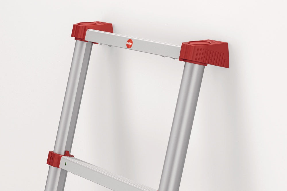 HAILO Teleskop-Anlegeleiter T100 Alu 9 Stufen bis 150 kg – ausziehbar & platzsparend