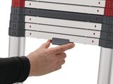 HAILO Teleskop-Anlegeleiter T100 Alu 9 Stufen bis 150 kg – ausziehbar & platzsparend