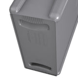 RUBBERMAID Wertstoffsammler 60 l grau mit Lüftungskanälen – bruchfest, ohne Deckel