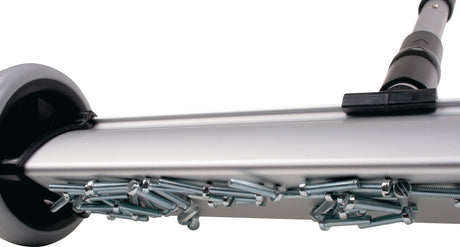ALFRA Spänebesen Aluminium 750-1050 mm mit Teleskopstiel – Magnetisch, 400 mm Kehrbreite